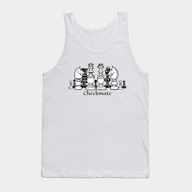 Chess Tank Top by Pipa's design